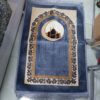 Исламский бархатный молитвенный коврик с подкладкой, синий