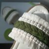 Оранжевые шлёпанцы макраме «Бергамот»