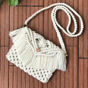 Женская сумка из макраме, модель «Рефах»