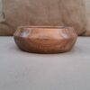 Декоративная миска из натурального орехового дерева