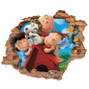 3D наклейка на стену Baroochin «Снупи»