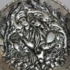 Персидская медная тарелка с гравировкой «Лейли и Маджнун»