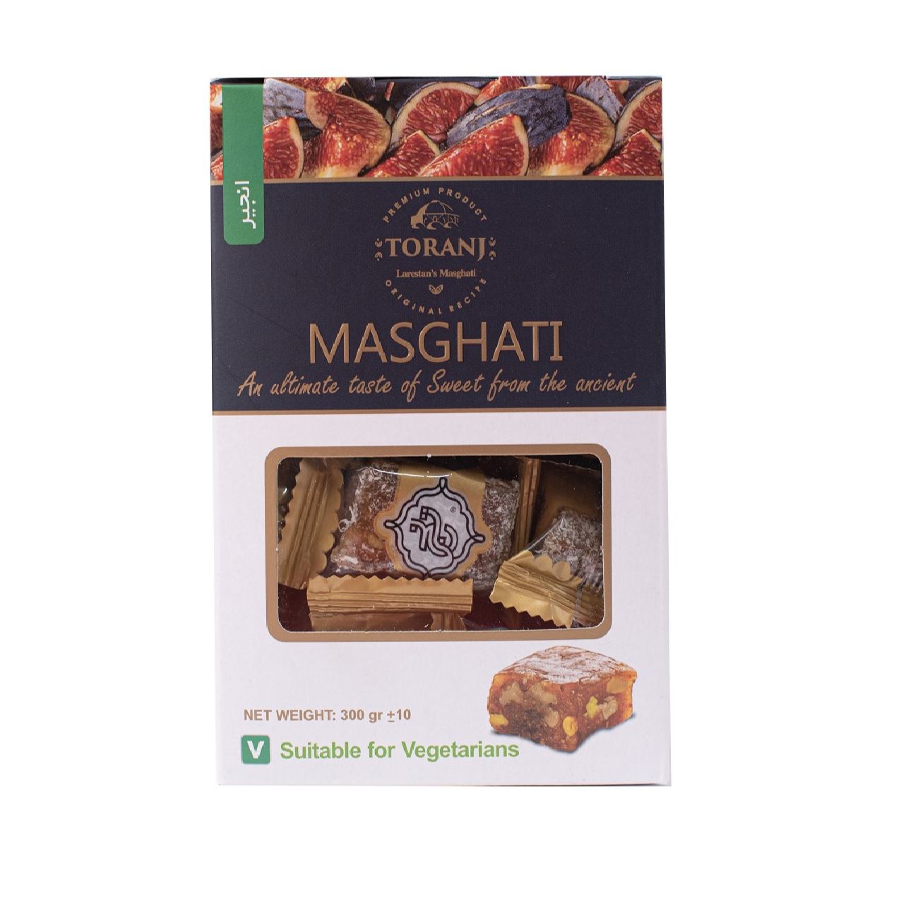 Персидская халва Лари Масгати со вкусом инжира, 300 г (5 упаковок)