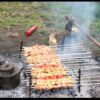 Портативный мини-гриль для кемпинга – лёгкий и компактный