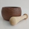 Деревянная ступка с пестиком (Орех)