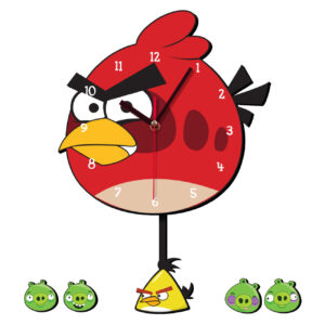 Детские настенные часы «Angry Birds»