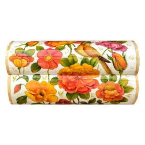 Эллиптическая шкатулка из кости с узором Эслими