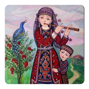 Красный магнит на холодильник «Персия»