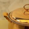 Иранский медный казан — чеканный, ручная работа, модель Дарис