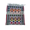 Килим ручной работы из Ирана, Кашкай, синий цвет, смесь шелка и хлопка
