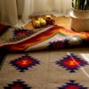 Килим ручной работы из Ирана, Кашкай Фарса, красный геометрический узор