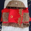 Красный каджарский костюм для женщин