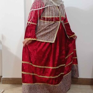 Красный костюм в турецком стиле (бархат и терме)