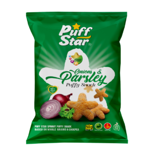 Зерновые снеки Puff Star с луком и петрушкой (10 шт.)