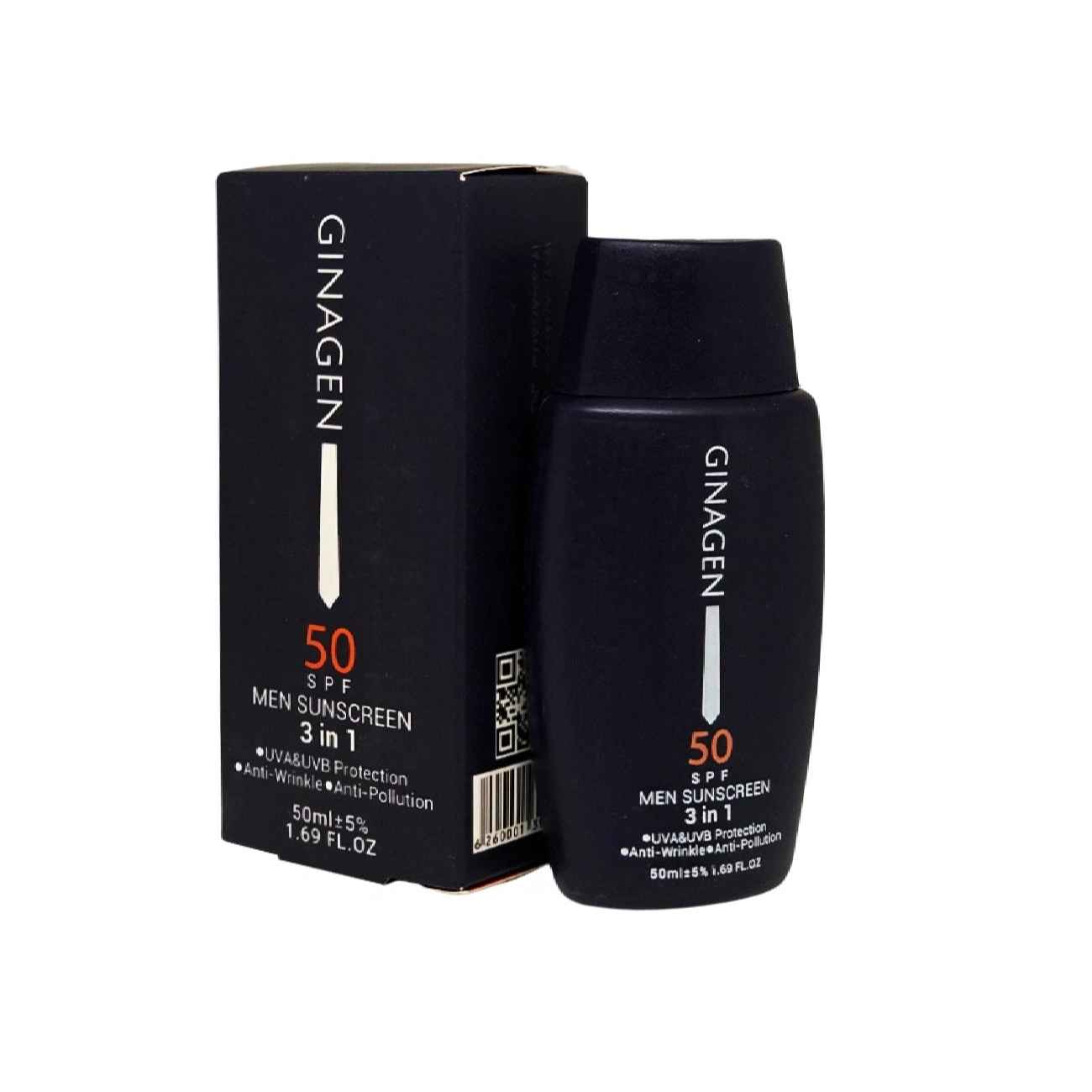 Полная защита от солнца для мужчин – солнцезащитный крем Ginagen SPF 50, 3-в-1
