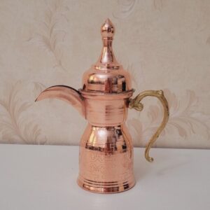 Медный кофейник «Даллах» для приготовления кава и арабского кофе — модель «Алия»