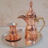 Традиционный медный кофейник Далла для арабского кофе – Модель Aliyeh