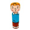 Деревянная декоративная фигурка «Тинтин и Снежок»