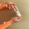 Керамическая кружка с фруктовым узором