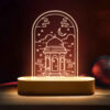 Исламский 3D светильник-ночник с фонтаном святыни