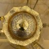 Латунная сахарница с гравировкой