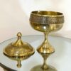 Роскошная сахарница из латуни с ручной гравировкой