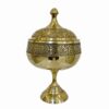 Роскошная сахарница из латуни с ручной гравировкой