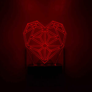 3D LED ночник «Очаг» (настенный)
