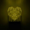 3D LED ночник «Очаг» (настенный)
