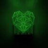 3D LED ночник «Очаг» (настенный)