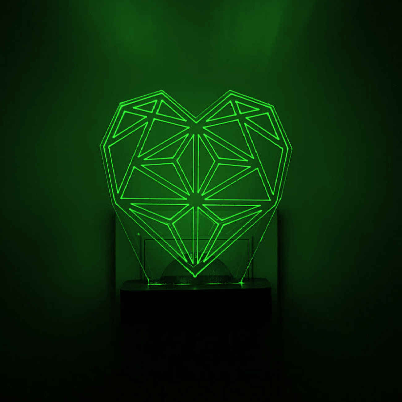 3D LED ночник «Очаг» (настенный)