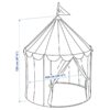 Красная детская игровая палатка «Замок»