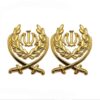 Золотой военный знак различия «Амир» — металлическая эмблема