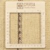 Дорожка-килим ручной работы из Ирана, Фарс, традиционная полоска, кремовая шерсть