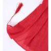 Зелёный шелковый палантин «Лемма»