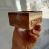 Резная деревянная шкатулка для колье и серег