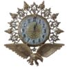 Настенные латунные часы «Птицы и цветы»