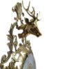 Настенные латунные часы «Олень»