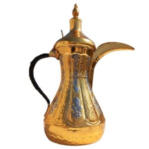Медный Кофейник Dallah для Приготовления Кахвы и Арабского Кофе — Модель «Фереште»