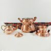 Медный самовар на плиту с чайником «Абига», 4 литра