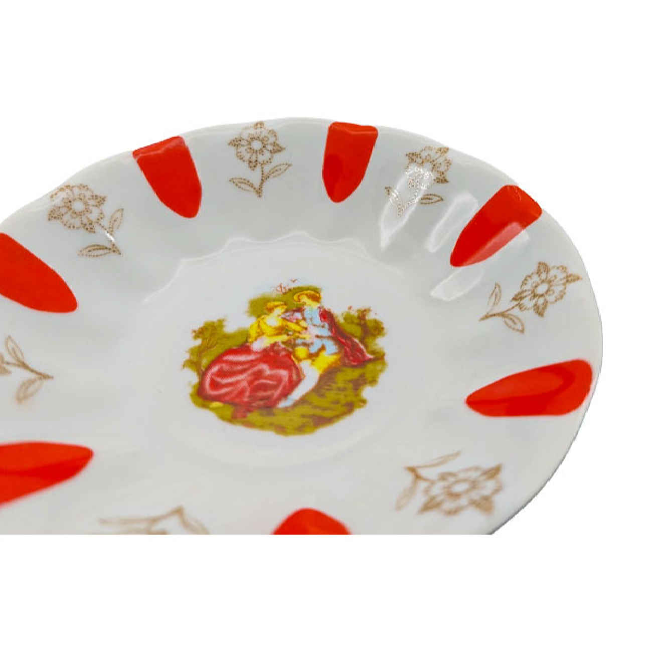 Блюдца «Лейли и Маджнун» (сюжетная роспись, 6 шт.)