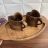 Деревянная туристическая кружка Кукса ручной работы