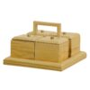 Деревянная конфетница — сочетание рустика и современности