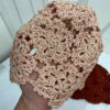 Уютная шапка из макраме — ручная вязка (выбираемый цвет)