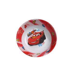 Лёгкая детская миска из меламина с рисунком машинки, 2 шт.