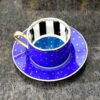 Чайный сервиз «Косова» с ярким узором (12 предметов)