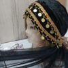 Бархатный женский тюрбан с украшениями