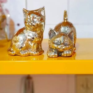 Комплект бронзовых фигурок «Кошки» (2 шт.)