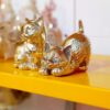 Комплект бронзовых фигурок «Кошки» (2 шт.)