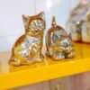 Комплект бронзовых фигурок «Кошки» (2 шт.)